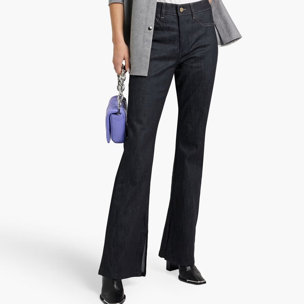 DL1961 Bridge high-rise bootcut jeans Size 27 Slim fit with flared hem